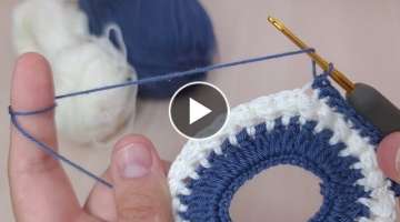 Crochet Very Easy Coaster Supla Motif Pattern